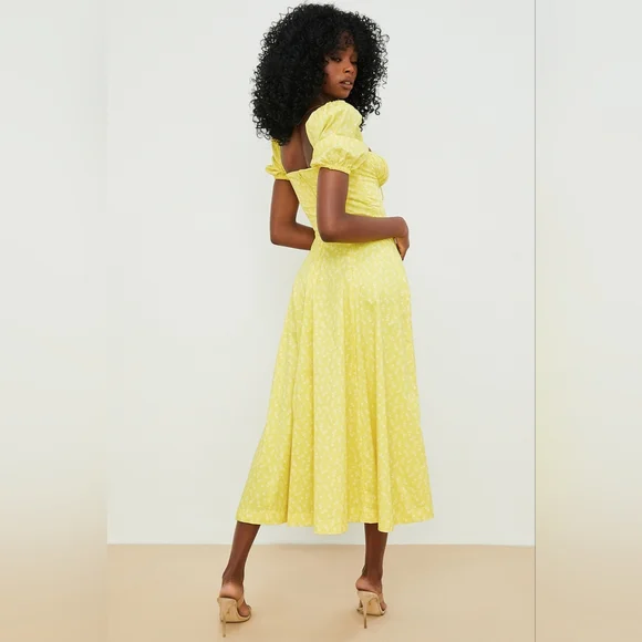 Yellow Floral ''Tallulah' House of CB- Medium - Picture 4 of 13